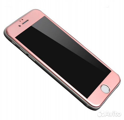Защитное стекло 3D розовое для iPhone 7/8 glass
