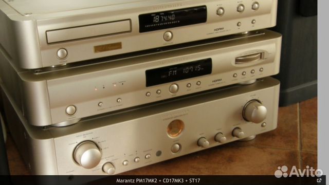 Marantz pm-17 cd-17, st-17. Шикарный звук. новый