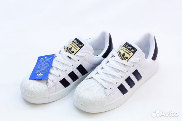 Кроссовки Adidas Superstar белые с черным 38-41 Кроссовки Adidas Superstar белые с черным 38-41