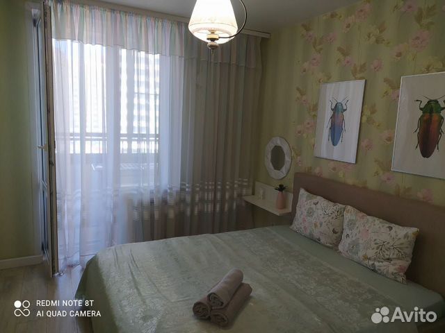 

1-к. квартира, 46 м², 2 кровати