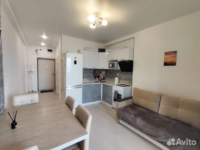 

Квартира-студия, 27 м², 2 кровати