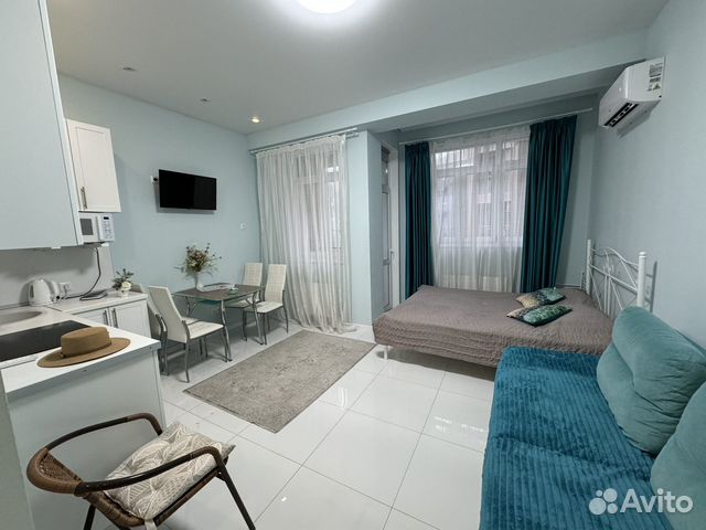 

Квартира-студия, 40 м², 2 кровати