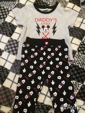 Новый детский летний костюм 86 см