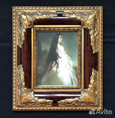 Картина фарфоровый пласт Елизавета Баварская 9 Картина фарфоровый пласт Елизавета Баварская 9