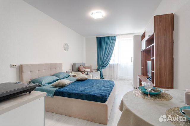 

Квартира-студия, 29 м², 2 кровати