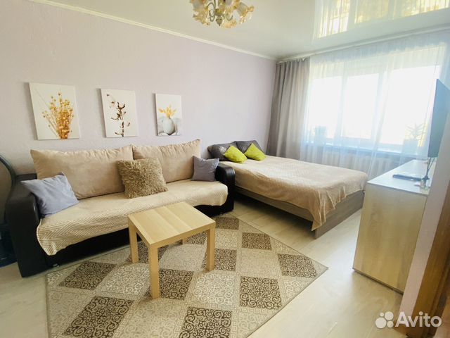 

1-к. квартира, 30 м², 2 кровати