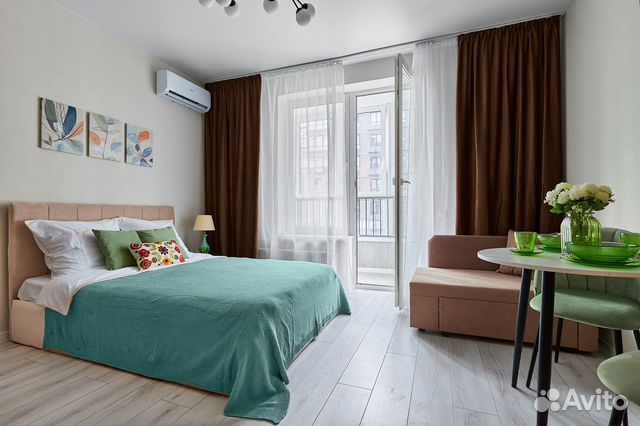 

Квартира-студия, 24,6 м², 2 кровати