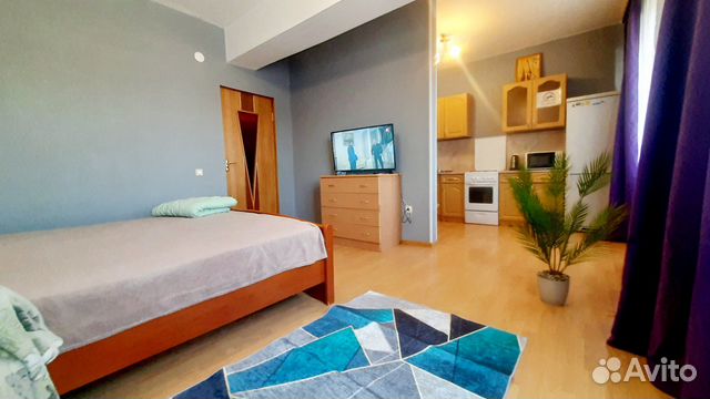 

Квартира-студия, 34 м², 2 кровати