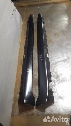 Накладка на порога-BMW 7er F01/F02 бмв