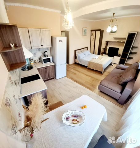 

Квартира-студия, 32 м², 2 кровати