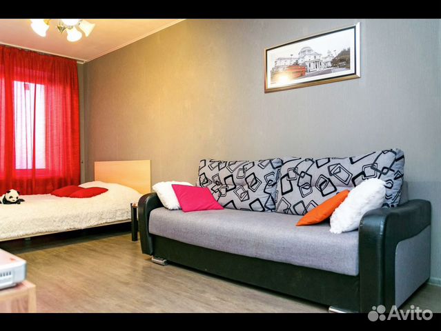 

1-к. квартира, 41 м², 2 кровати