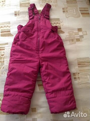 Полукомбинезоны для девочки 86см