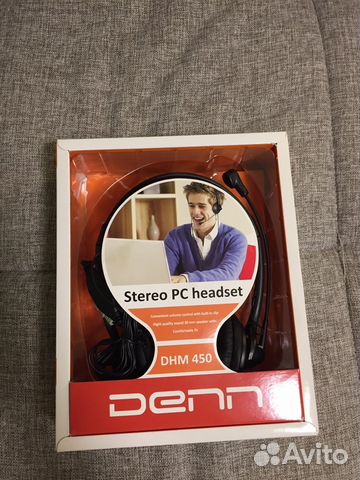 Наушники с микрофоном для пк denn DHM 450 Наушники с микрофоном для пк denn DHM 450