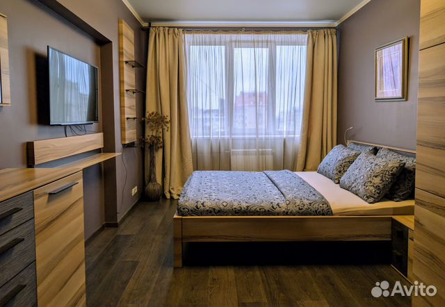 

1-к. квартира, 64 м², 2 кровати