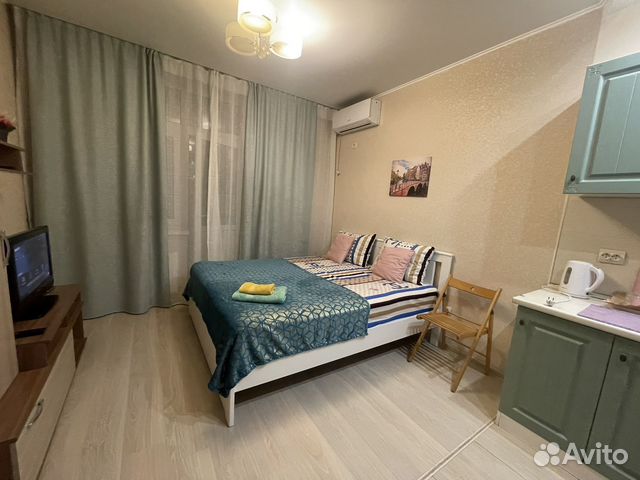 

Квартира-студия, 28 м², 1 кровать