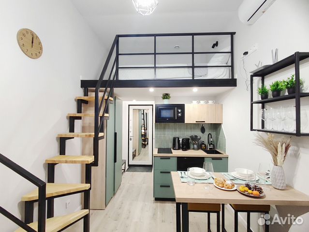

Квартира-студия, 20 м², 2 кровати