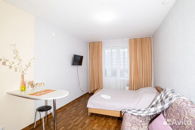 

Квартира-студия, 27 м², 2 кровати
