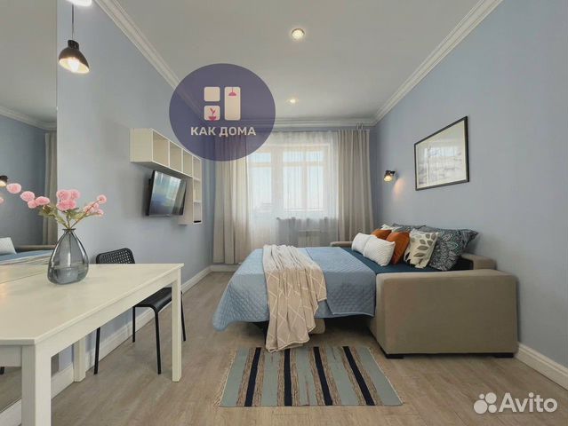 

Квартира-студия, 30 м², 1 кровать