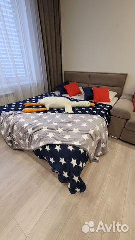 

1-к. квартира, 43 м², 2 кровати