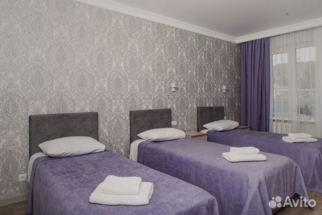 

1-к. квартира, 38 м², 3 кровати
