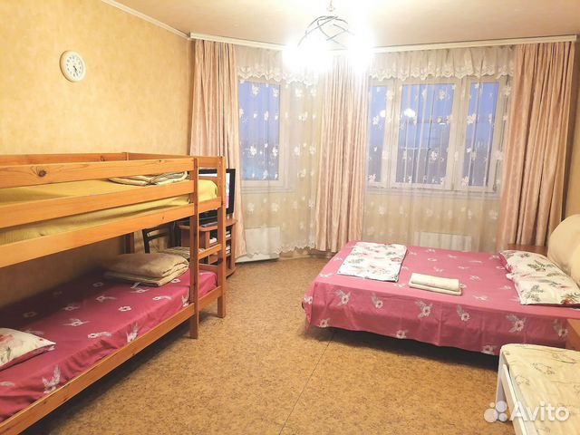 

1-к. квартира, 39 м², 3 кровати