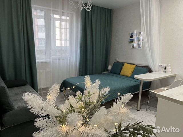 

Квартира-студия, 28 м², 2 кровати