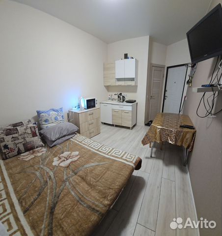 

Квартира-студия, 15 м², 1 кровать
