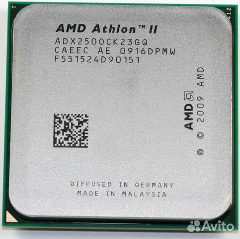 AMD Athlon II X2 250 (2х3000 мгц)