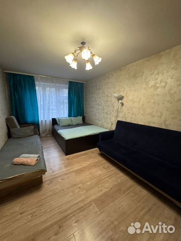 

1-к. квартира, 40 м², 3 кровати