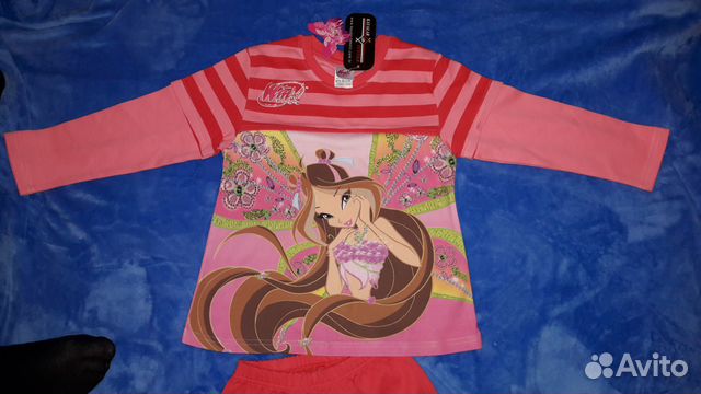 Домашний костюмчик Winx новый 116-122к Домашний костюмчик Winx новый 116-122к