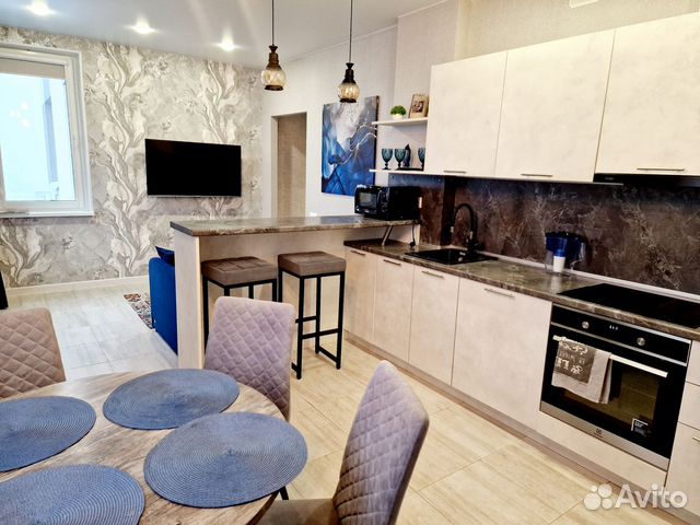 

1-к. квартира, 42 м², 2 кровати
