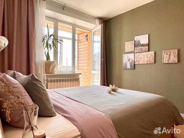 

1-к. квартира, 45 м², 2 кровати