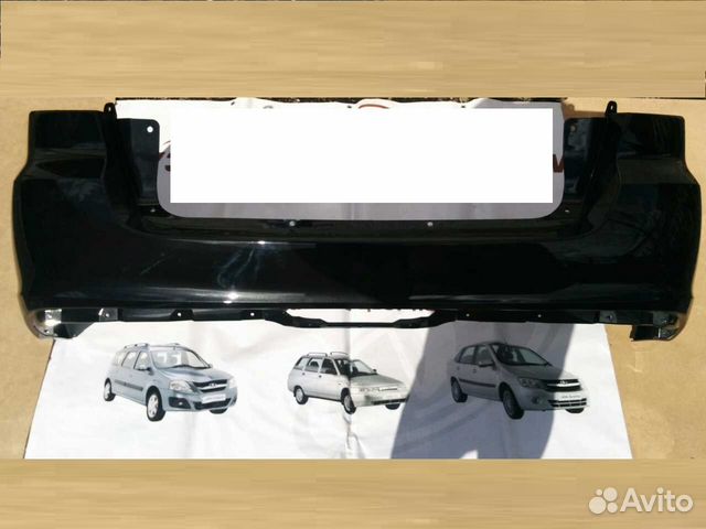 Бампер задний ваз 2191 Гранта Лифтбек цвет 676