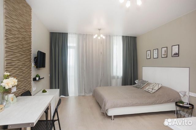 

Квартира-студия, 28 м², 1 кровать