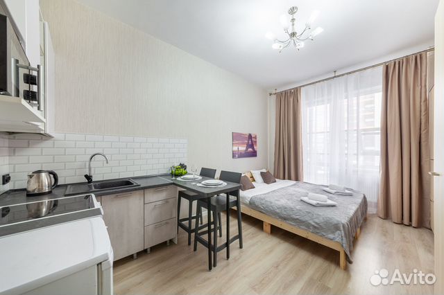 

Квартира-студия, 25 м², 1 кровать