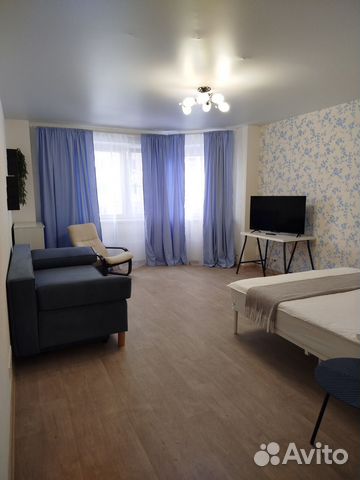 

1-к. квартира, 45 м², 2 кровати