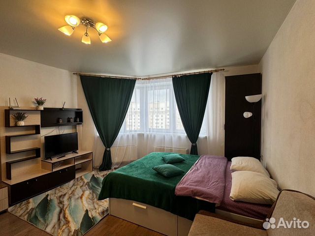 

Квартира-студия, 26 м², 2 кровати