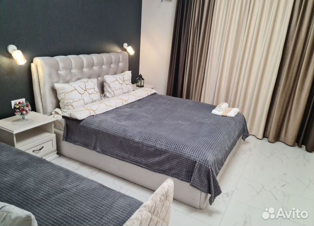 

1-к. квартира, 55 м², 2 кровати