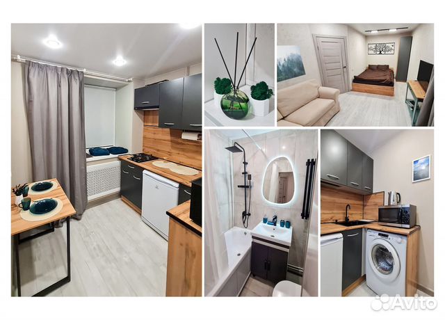 

1-к. квартира, 30 м², 2 кровати