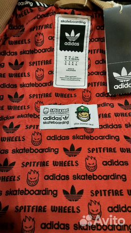 Куртка бомбер Adidas x spitfire винтаж