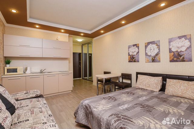 

Квартира-студия, 30 м², 2 кровати