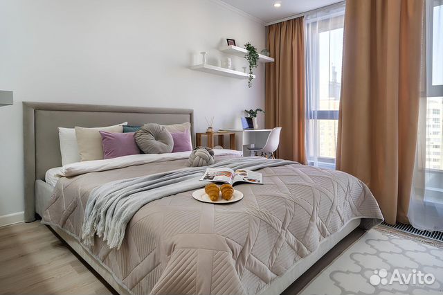 

Квартира-студия, 32 м², 1 кровать