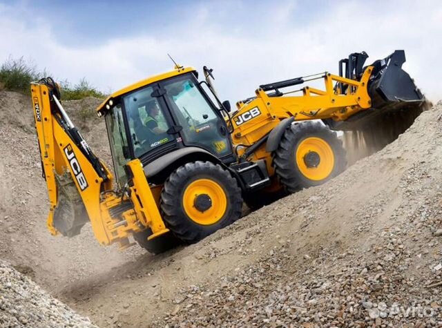 Экскаватор-Погрузчик JCB 3CX Super и самосвал 20м3