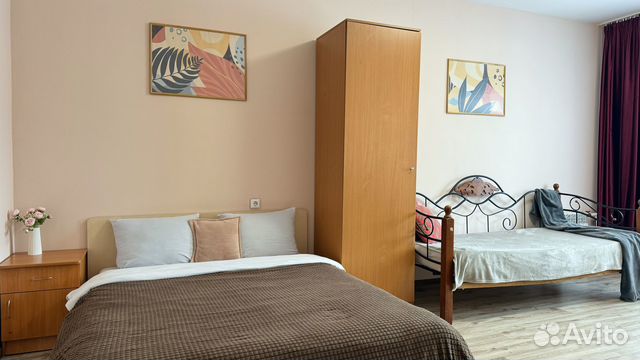 

1-к. квартира, 38 м², 3 кровати