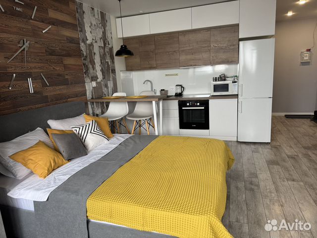 

Квартира-студия, 35 м², 1 кровать