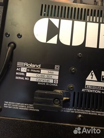 Комбоусилитель Roland cube 30x Комбоусилитель Roland cube 30x