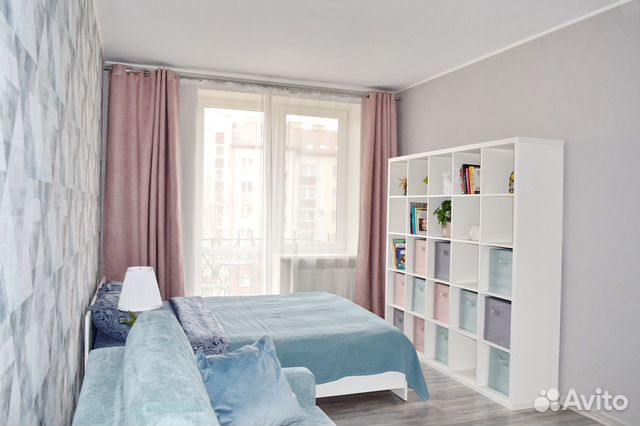 

1-к. квартира, 40 м², 2 кровати