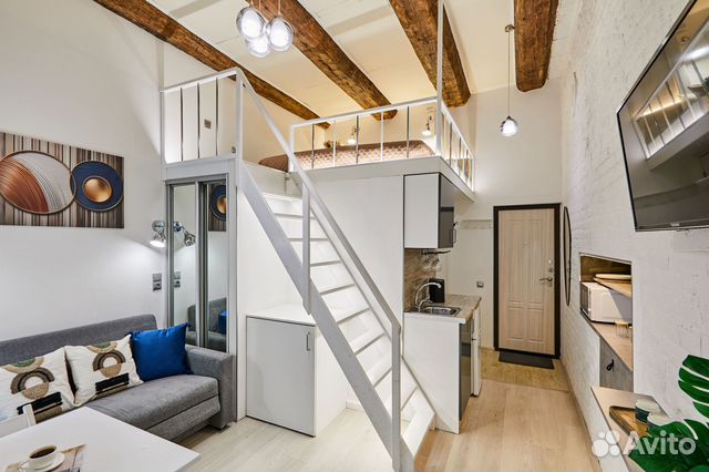 

1-к. квартира, 17 м², 2 кровати