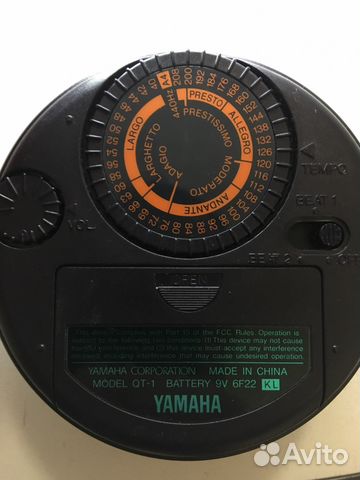 Метроном электронный yamaha QT-1