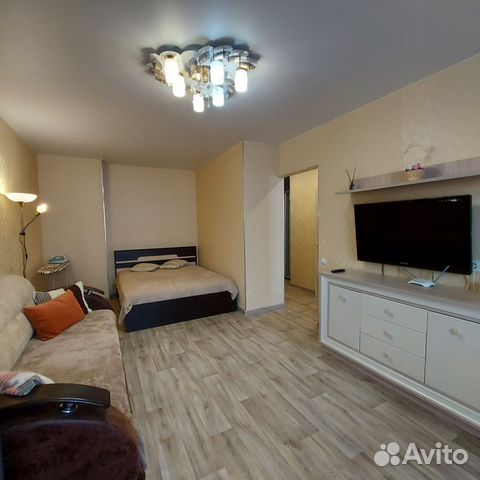 

1-к. квартира, 44 м², 3 кровати
